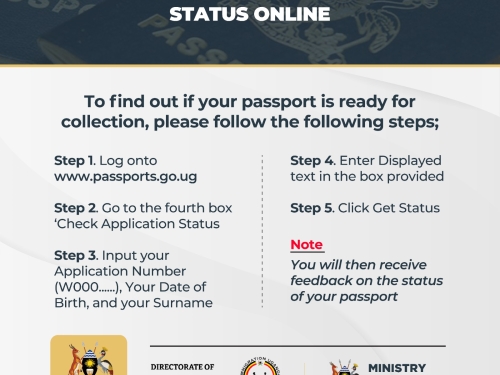 Image showing steps of applying for a passport